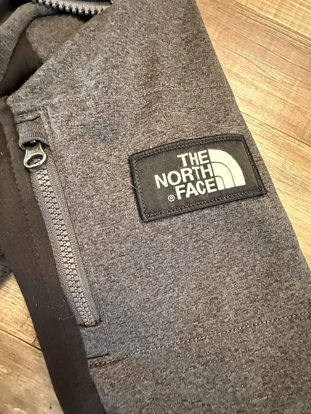The North Face Women Jacket Stretch Full Zip Fitted Fit Sz M Dark Gray/Black‎